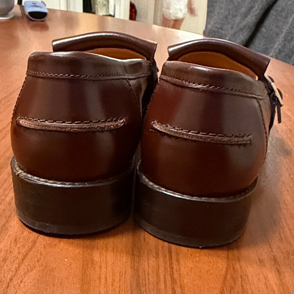 Sezane Dark Brown Fringe Loafers - Picture 4 of 8